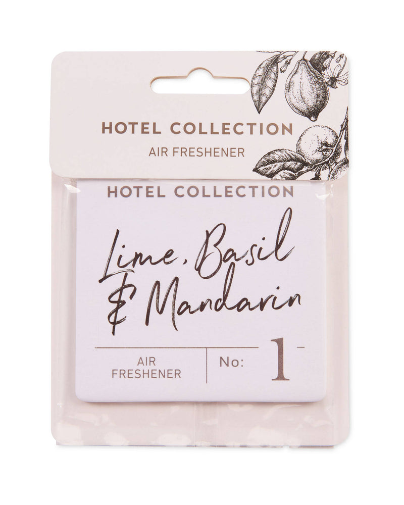 Hanging car air freshener Hotel Collection, UK version