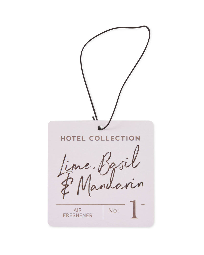 Hanging car air freshener Hotel Collection, UK version