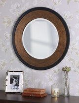 M&S Laura Ashley Cara Wooden Round Wall Mirror 60 cm x 60 cm- Buy online at McGrocer