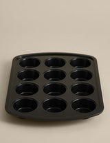 M&S Carbon Steel Non-Stick Muffin Tray - 12 Cup- Buy online at McGrocer