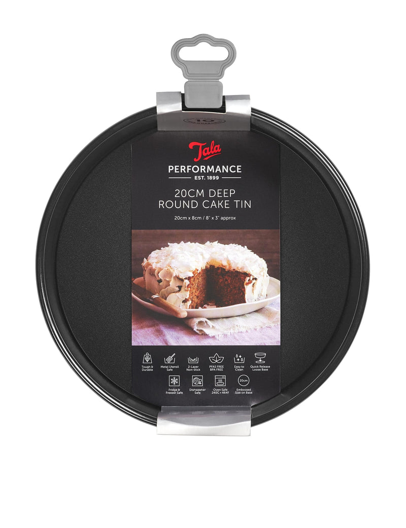 Deep round cake tin 20cm (British brand)