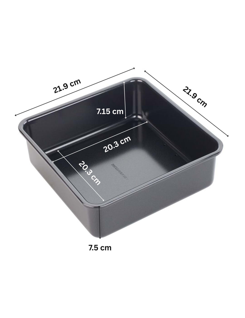 Tala carbon steel square cake tin 20cm (British brand)