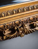 Gallery Direct Carved Louis extra large rectangular mirror (British brand)