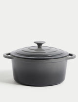 M&S Cast Iron Large Casserole Dish 5.2L- Buy online at McGrocer