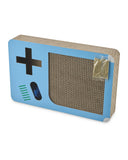 Cat scratcher toy with separate catnip bag, British product