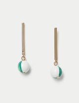 M&S M&S Ceramic Bead Stick Drop Earrings- Buy online at McGrocer