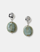 M&S M&S Ceramic Circle Drop Earrings- Buy online at McGrocer