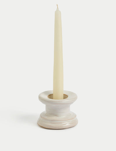 M&S Ceramic Dinner Candle & Tealight Holder- Buy online at McGrocer