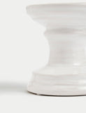 Ceramic pillar candle holder - British product