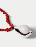 M&S ceramic shell chipping necklace, imported from the UK
