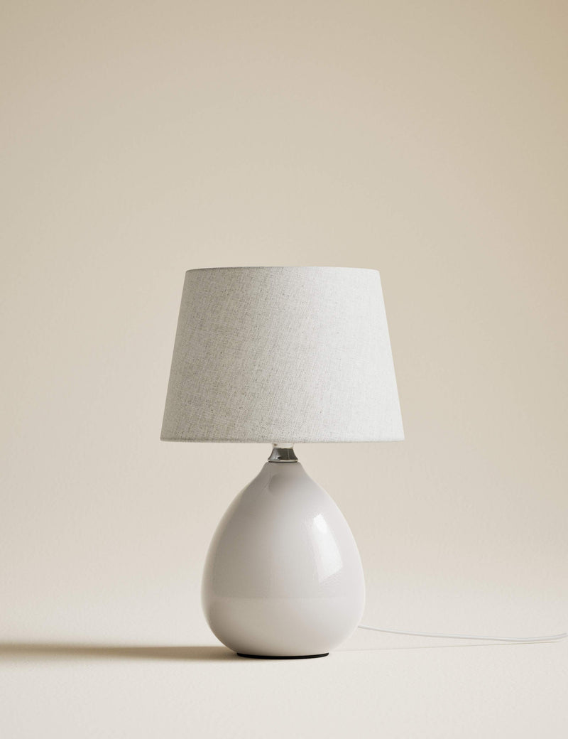Ceramic table lamp 31.1 cm height, UK version