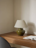 Ceramic urn base table lamp 40 cm high - British product