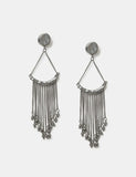 M&S chain fringe drop earring 115 mm stud width, UK version