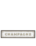 Champagne extra large rectangular wall mirror - British product