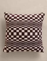 M&S Chenille Checked Quilted Cushion 50 x 50 cm- Buy online at McGrocer