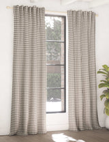 M&S Chenille Gingham Multiway Blackout Curtains- Buy online at McGrocer