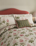 Chestnut Tree stripe frill square cushion, UK version