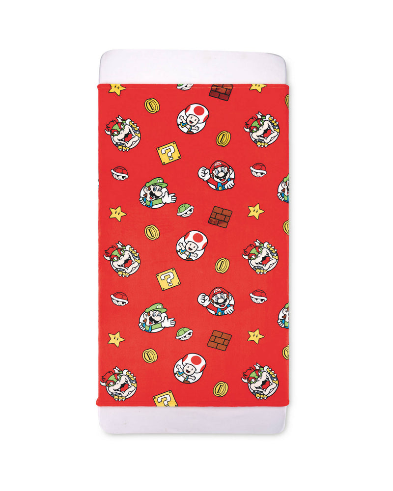 Children's character throw with Nintendo PlayStation Sonic Minecraft designs 100x150cm, UK version