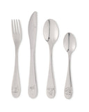 Children's cutlery set with fork, knife and spoon - British product
