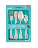 Children's cutlery set with fork, knife and spoon - British product