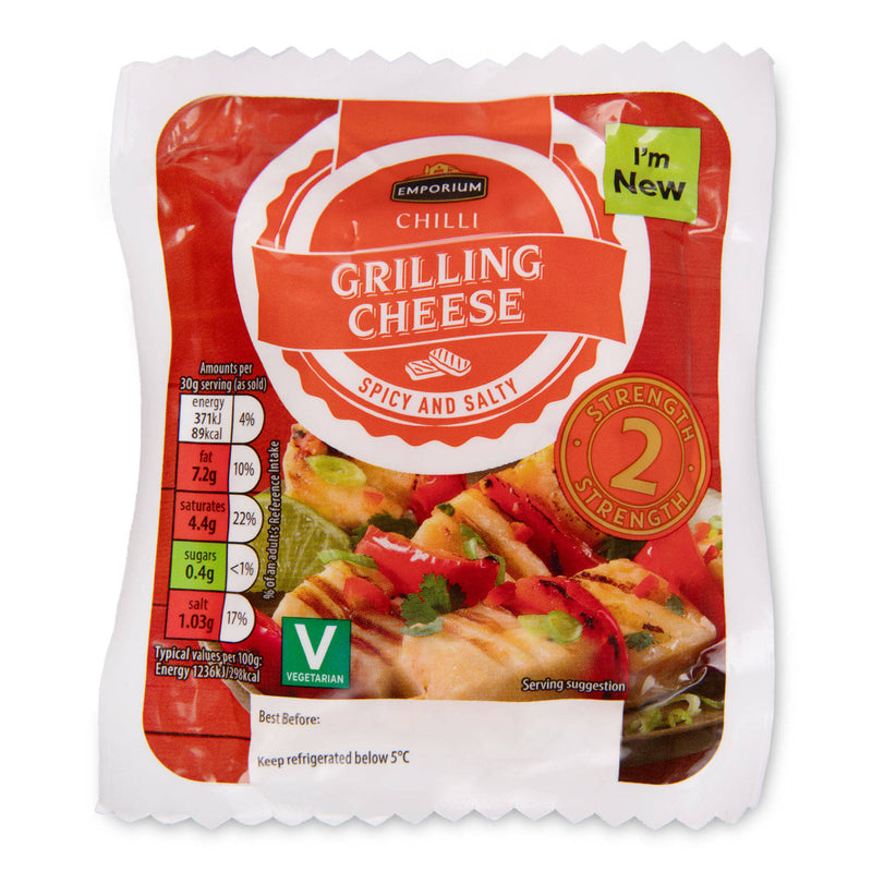 Chilli grilling cheese, gluten and nut free - British product