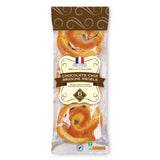 Chocolate chip brioche swirls with vanilla cream filling, UK version