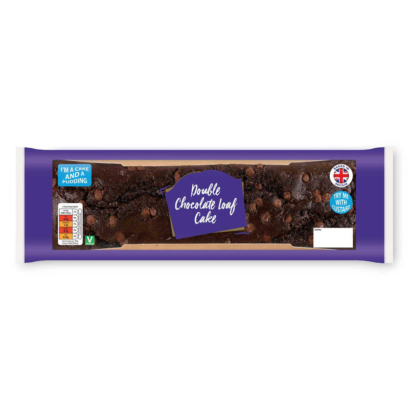 Chocolate jumbo loaf cake 600g, imported from the UK
