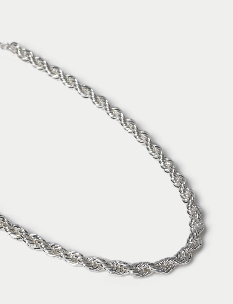 Chunky twist rope necklace 425mm - British product