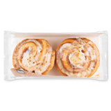 Cinnamon buns with wheat flour and artificial sweeteners (British brand)