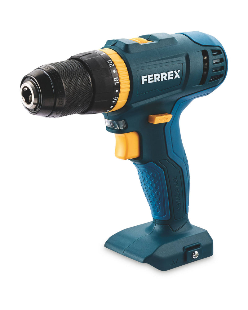 FERREX 20V brushless hammer drill (British brand)