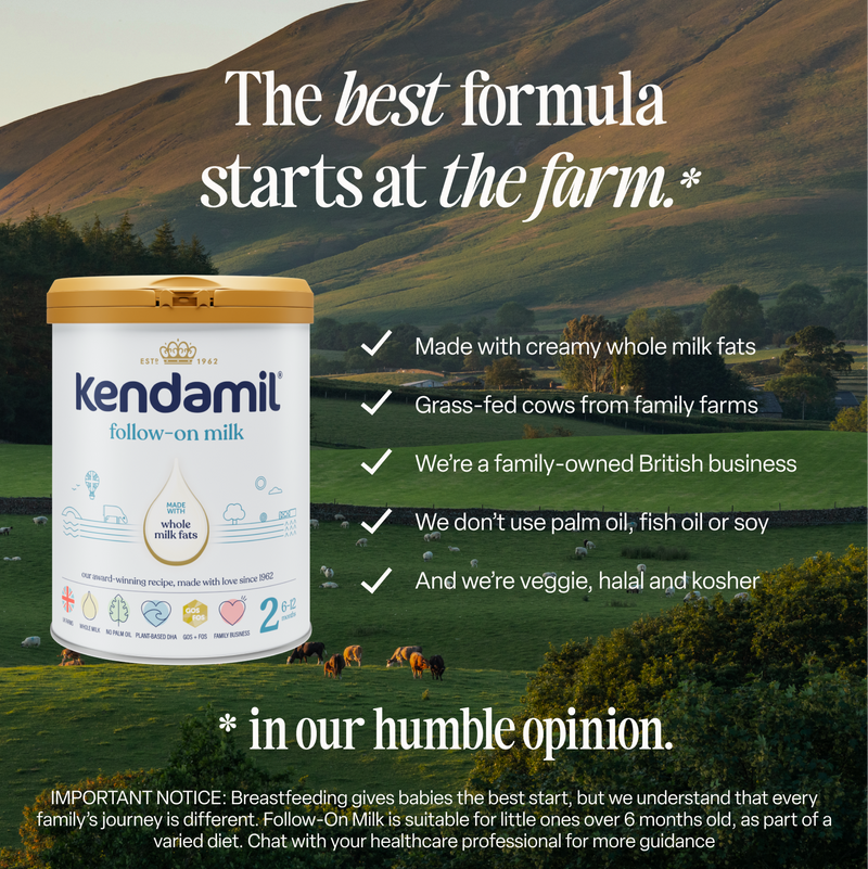 Kendamil Classic follow-on milk Stage 2 baby formula, imported from the UK
