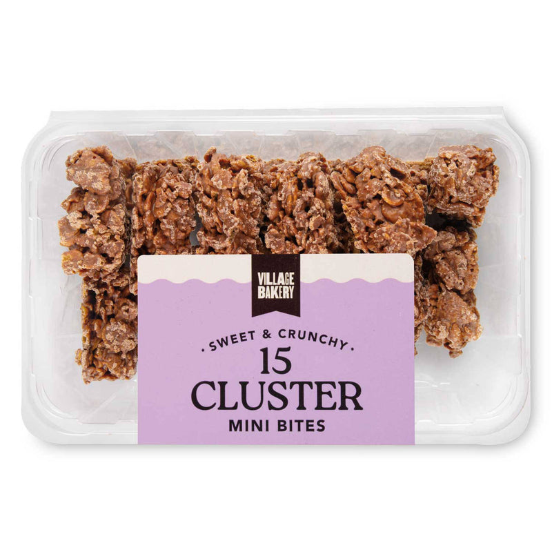 Cluster Mini Bites cornflake clusters in milk chocolate 20 pack, UK version