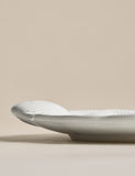 Coastal Bohemia stoneware side plate with shell detail, UK version
