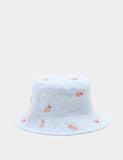 Coastal Shrimp bucket hat with shrimp pattern 0-36 months, UK version