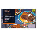 Coffee sponge pudding classic dessert - British product