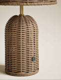 Colby rechargeable rattan table lamp cordless - British product