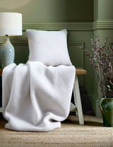 M&S Laura Ashley Coleford Faux Sheepskin Throw 130 cm x 170 cm- Buy online at McGrocer