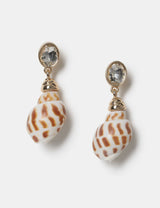 M&S M&S Conch Shell Drop Earrings- Buy online at McGrocer