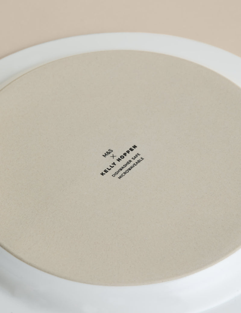 M&S Contrast Side Plate stoneware dinnerware, imported from the UK