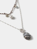 M&S cord multirow necklace (British brand)
