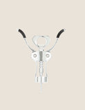 Stainless steel corkscrew with bottle opener - British product