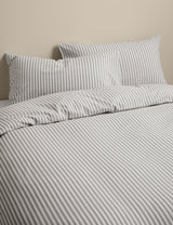 M&S Cotton Blend Simple Stripe Bedding Set- Buy online at McGrocer