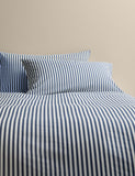 Cotton blend striped bedding set - British product