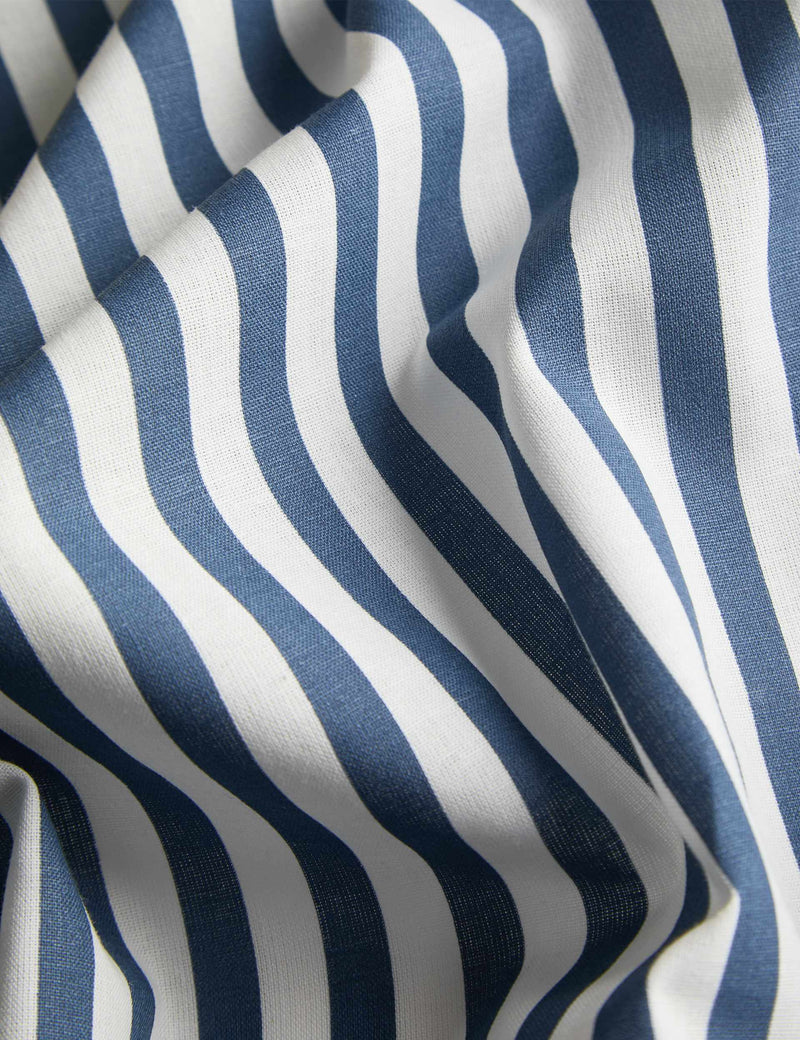 Cotton Blend Striped Bedding Set