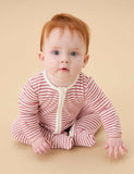 MORI Cotton Blend Zip Sleepsuit 0-24 Mths - British product