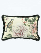 M&S MM Linen Cotton Linen Blend Viola Bolster Cushion 60x40x10cm- Buy online at McGrocer