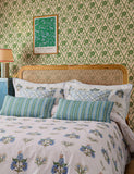 Joules cotton linen Riviera cushion 45cm (British brand)
