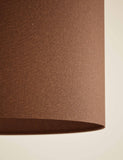 Cotton mix drum light shade 20x30x30cm, UK version