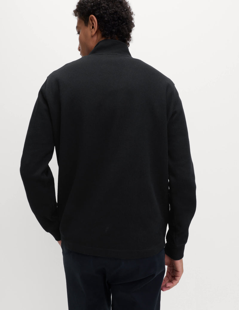 M&S Collection cotton rich half zip sweatshirt - British product