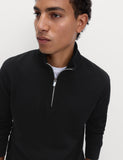 M&S Collection cotton rich half zip sweatshirt - British product